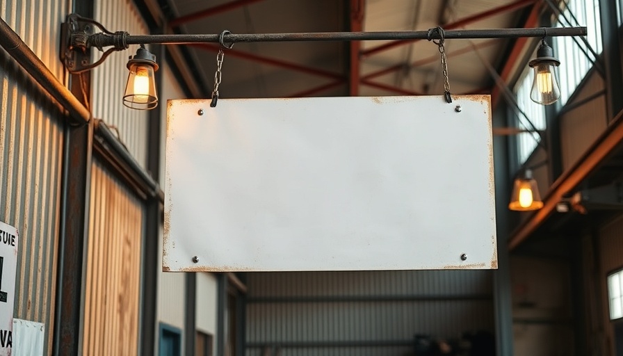 Blank outdoor sign for pressure washing marketing.