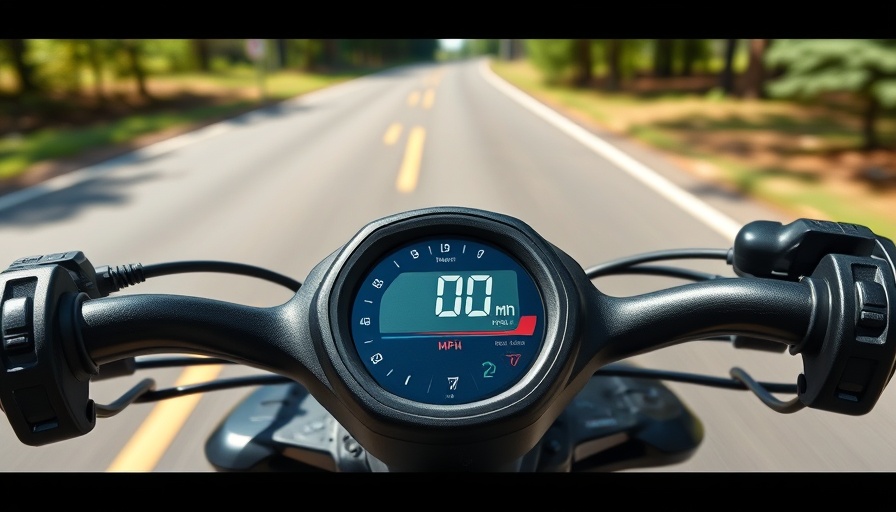 E-bike speedometer in Deer Park Washington for RV life beginners.