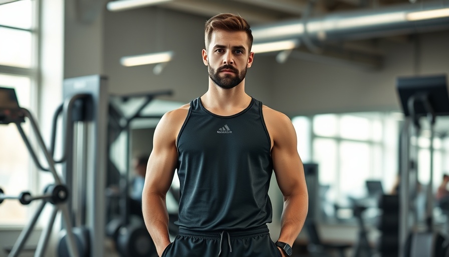 Casual man in gym, standing confidently, pressure washing business tips