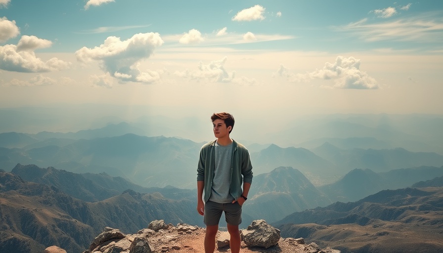 Hidden Travel Gems in the U.S.: A stunning mountain summit view with a person.