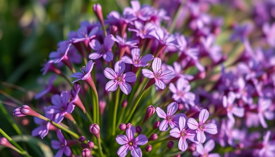 Vibrant cluster of New England wildflowers in full bloom.