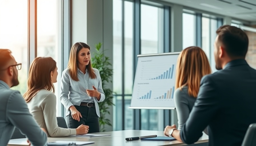 Business presentation on sales prospecting strategies.