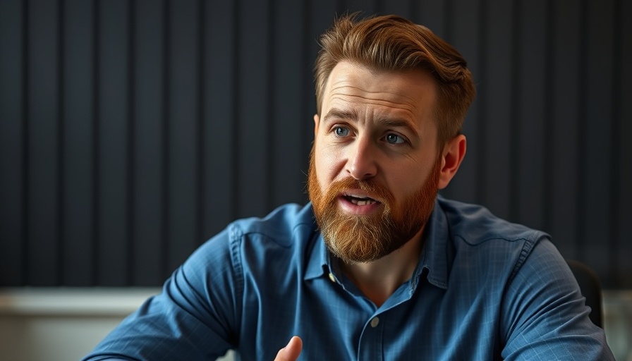 Bearded man discussing pressure washing business tips.