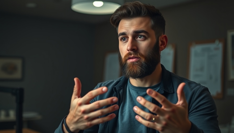 Bearded man sharing pressure washing business tips.