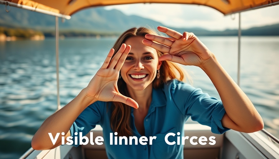 Visible Inner Circle mobile plan discount promotion on a lake.