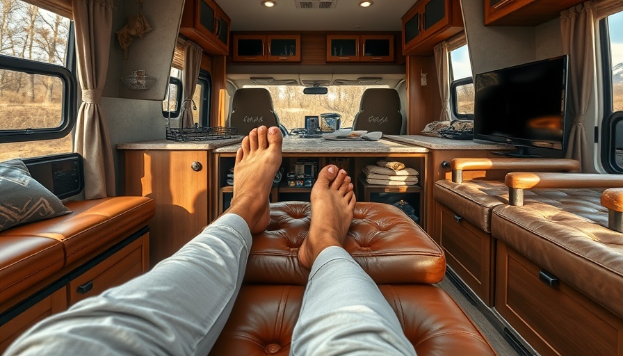 Clever RV living hack with hidden storage solution.