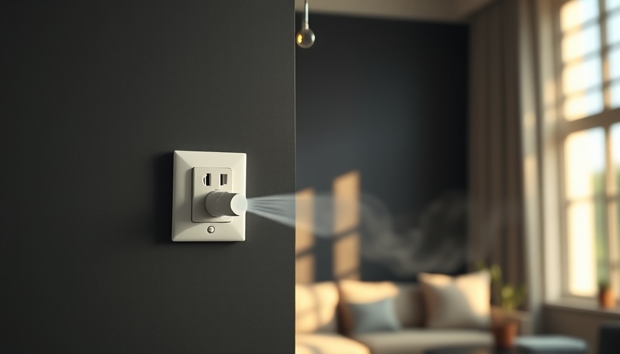 Smoking outlet in room, outlet smells like fish, safety hazard.