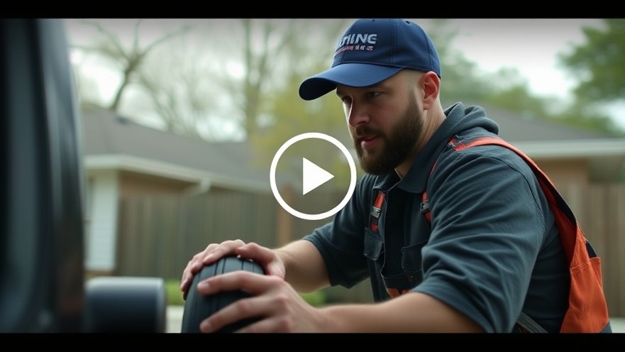 How to market pressure washing: protagonist juggles roof washing and gutter cleaning.