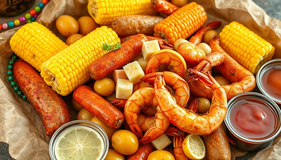 Vibrant Traeger Cajun Broil on a festive table setting.