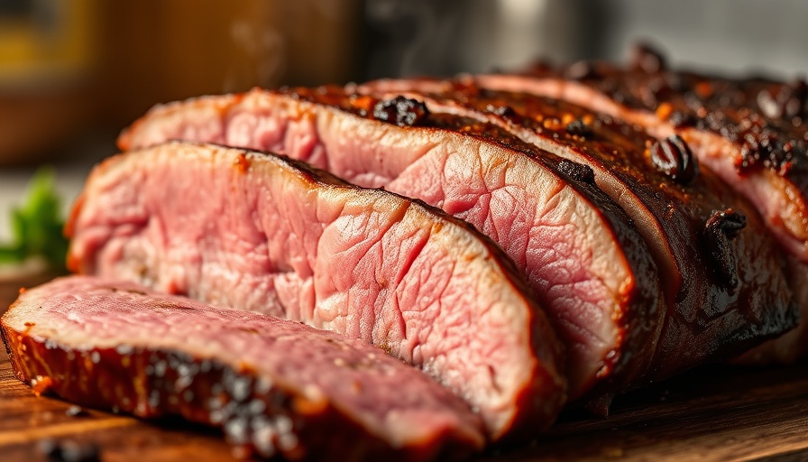 Perfect Traeger brisket techniques showcased with juicy sliced brisket.