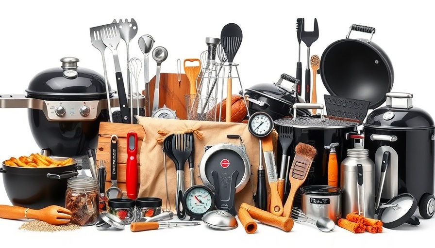 Prime Day BBQ deals with tools and accessories displayed