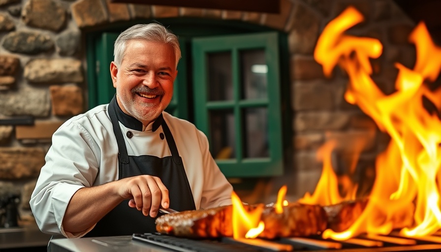 Chef grilling steaks showcasing the Meathead Method recipe.