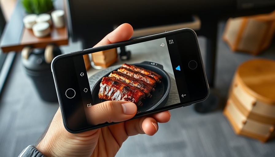 Traeger App Recipes on smartphone screen, featuring ribs recipe.