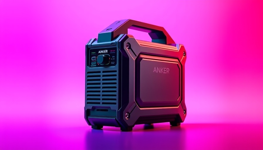 Prime Day Discounts on Anker Products featuring an Anker Solix generator.