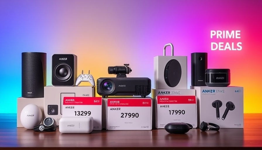 Anker Prime Day Deals showcasing electronics and accessories.