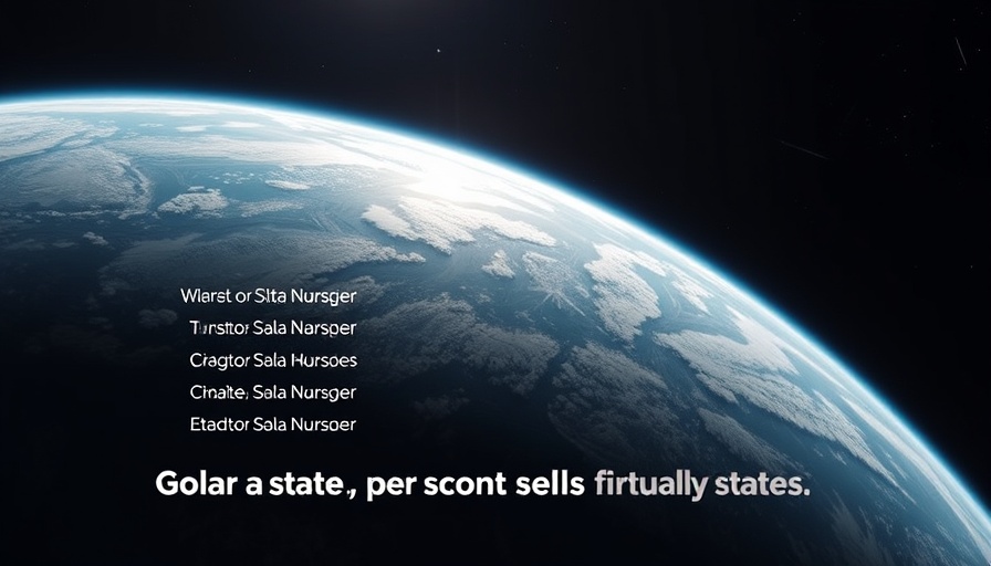 Earth from space with states for selling solar virtually.