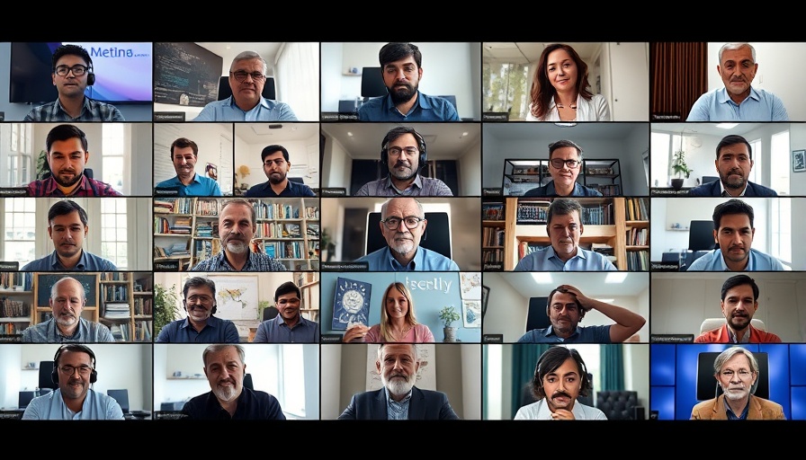 Solar Team Training virtual meeting with diverse participants.