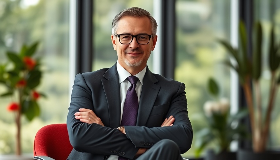 Markus Haupt SEAT CUPRA leadership man seated confidently in office.