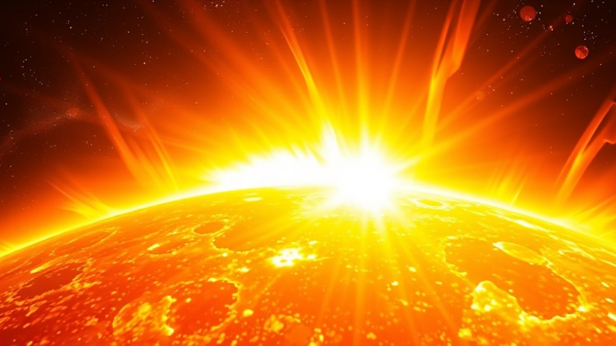 Dynamic solar flare burst for AI solar radiation forecasting