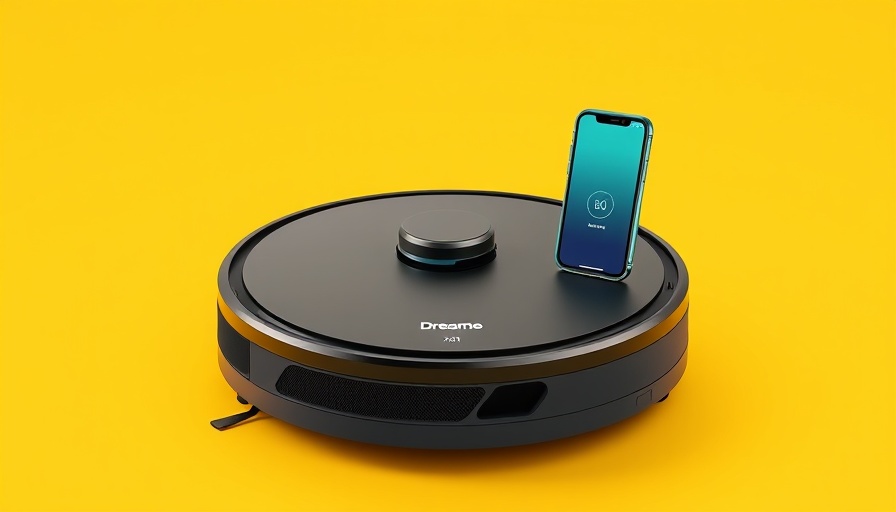 Sleek Dreame X40 robot vacuum and mop with smartphone app.