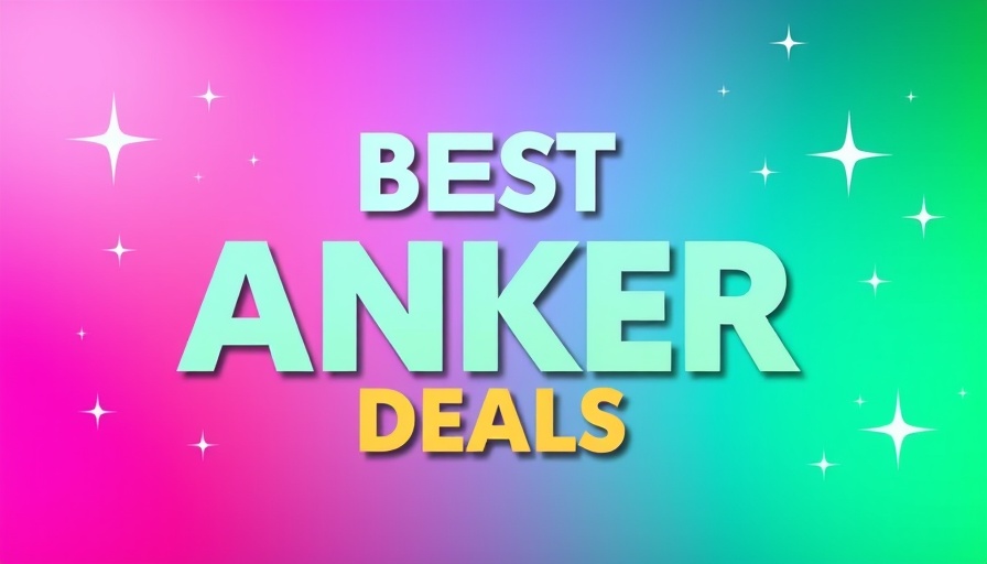 Vibrant Anker Memorial Day Deals banner highlighting best offers.