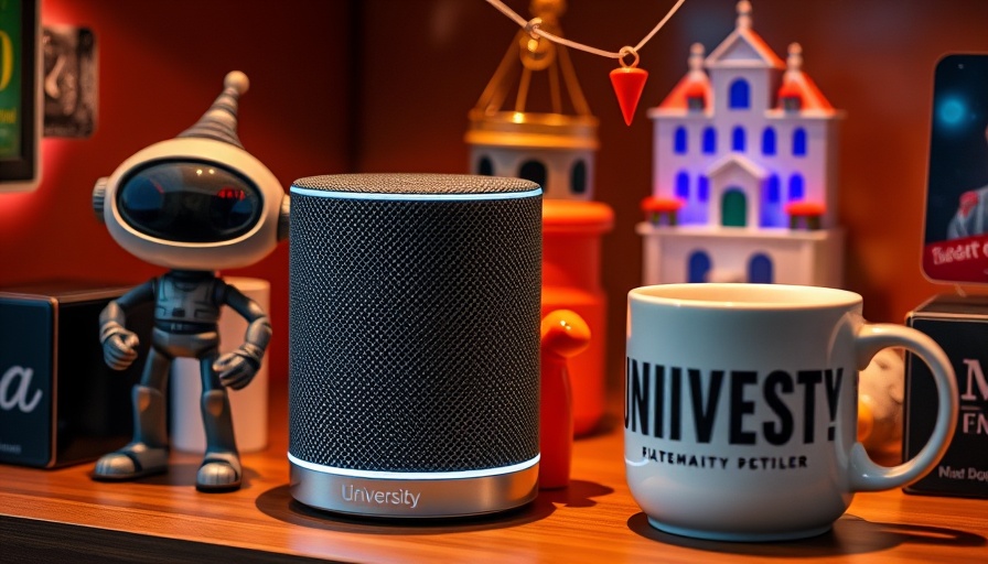 Creative setup showcasing Alexa devices for learning and fun.