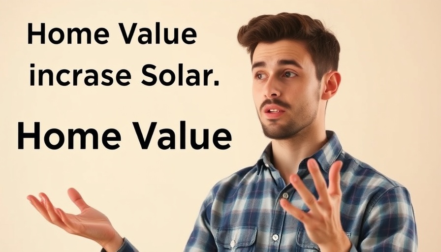 Home Value Increase from Solar explained by young man.