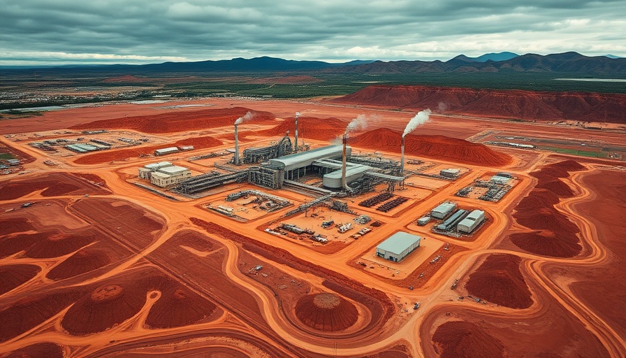 Aerial view of Indonesia's EV battery project site amidst environmental concerns.