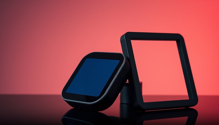 Amazon Echo Spot and Echo Frames bundle on gradient background.