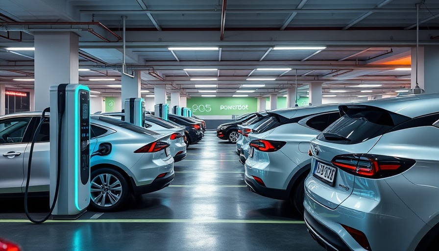 Powerdot charging points expansion in indoor parking facility.
