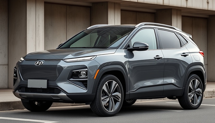 Sleek Beijing Hyundai EO electric SUV parked in urban setting.