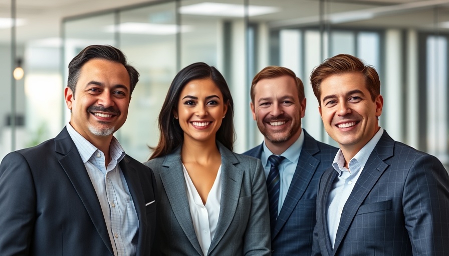 Compass acquisition of Latter & Blum executives smiling in an office.