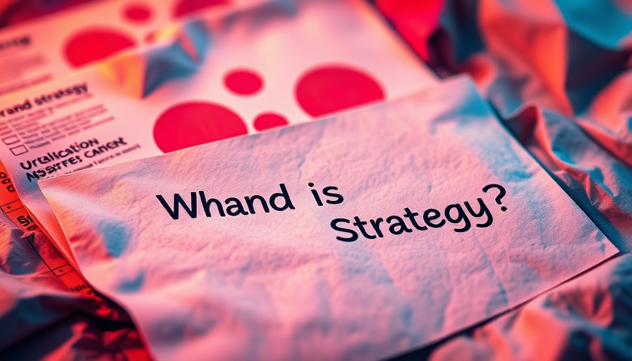 Artistic brand strategy documents in vibrant colors, symbolizing real estate brand transition.