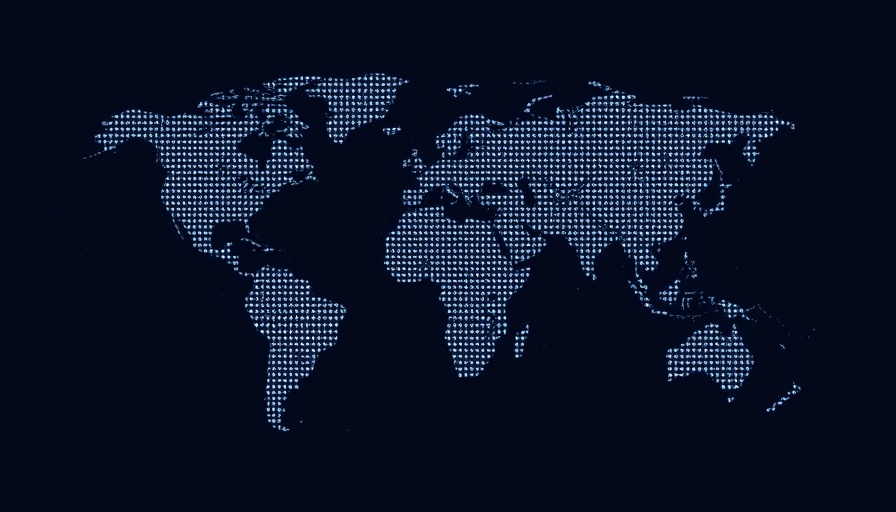 Dotted world map illustrating global opportunity zones.