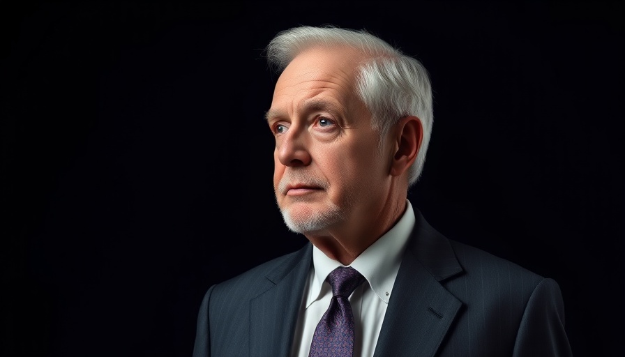 Contemplative man in a suit representing investment strategies.