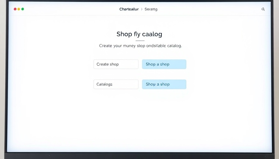 Facebook Shops interface showing shop and catalog options.