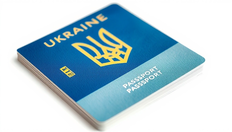 Ukraine passport for I-9 compliance verification.
