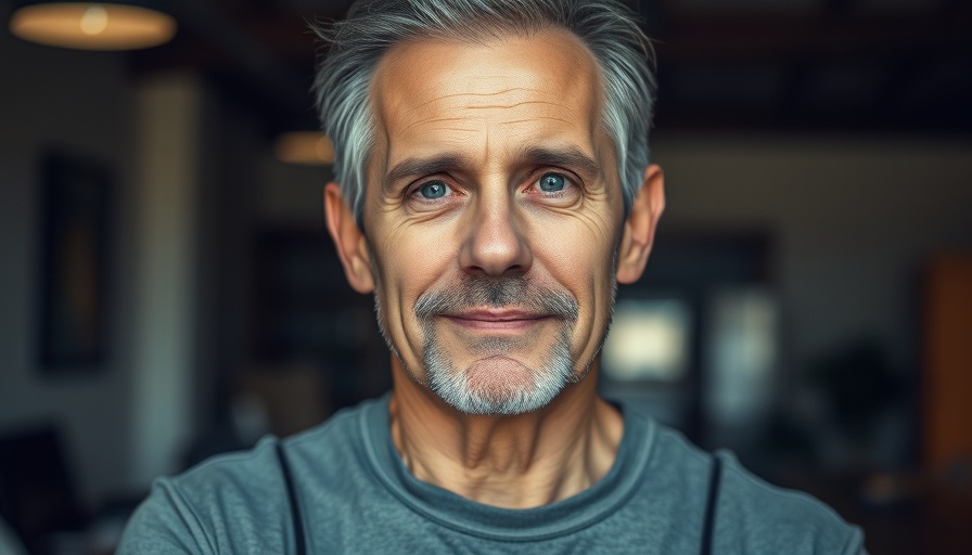 Casual man in focus, Meta ad optimization concept.