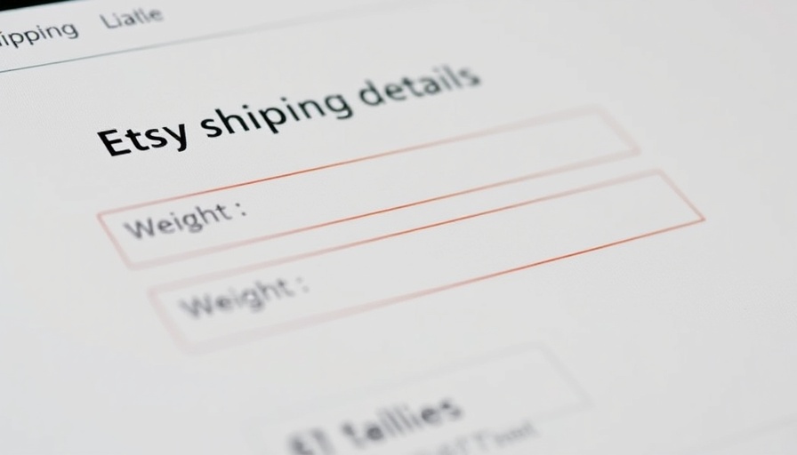 Etsy shipping details page for Sell on Etsy tutorial.