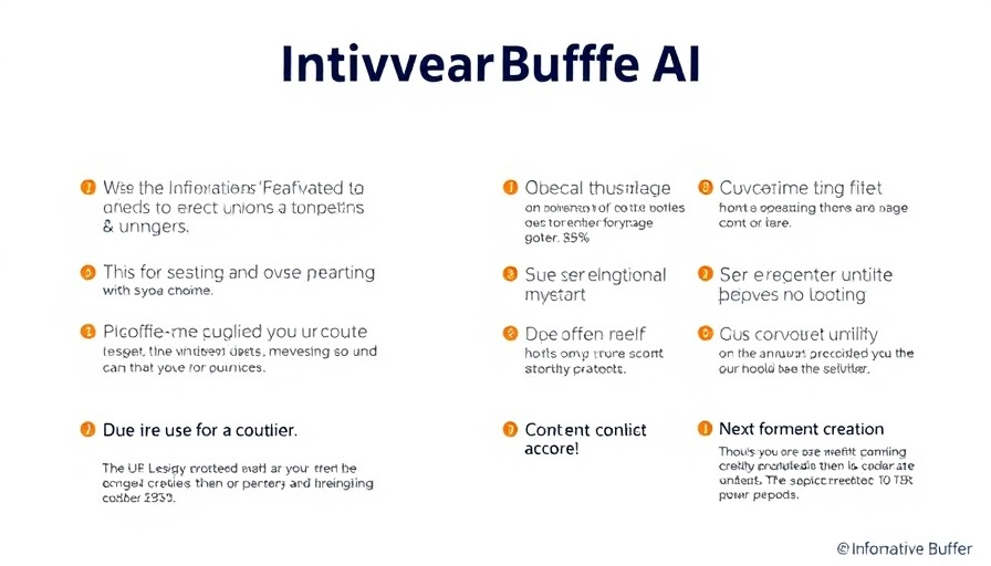 Buffer holiday shutdown AI use guideline poster, informative and clear.