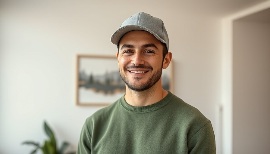 Smiling man discusses incremental attribution at home