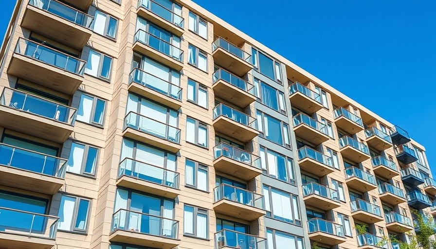Modern apartment building highlighting REITs risks