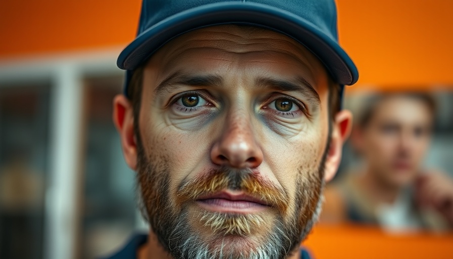 Close-up portrait of a man in a cap indoors, Facebook ads Taiwan.