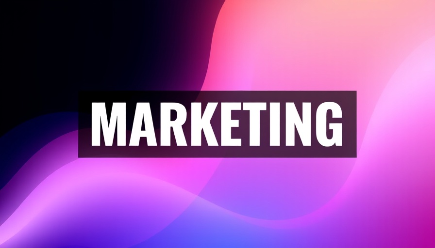 Social media instability marketing strategy graphic with gradient.