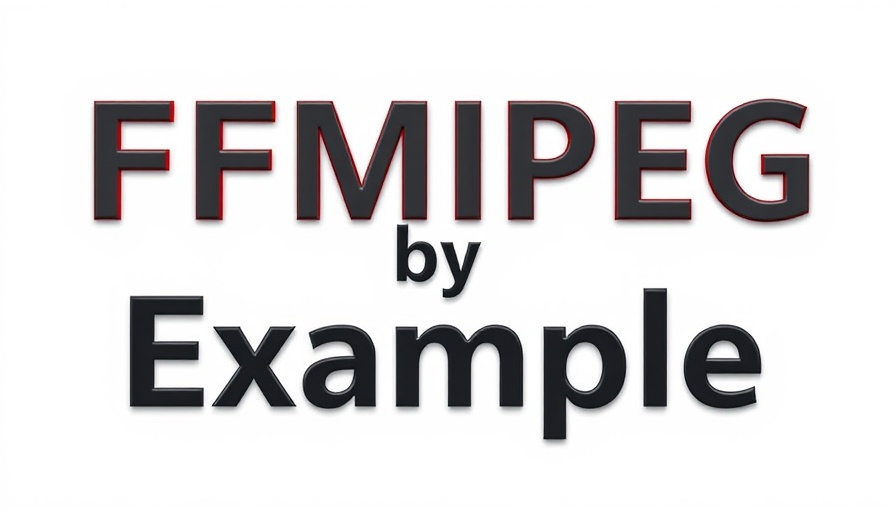 Bold FFmpeg examples logo with red highlights