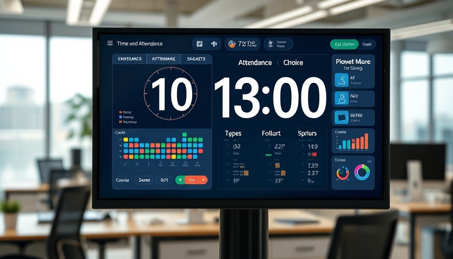 Digital tools displaying time and attendance data for When I Work alternatives.