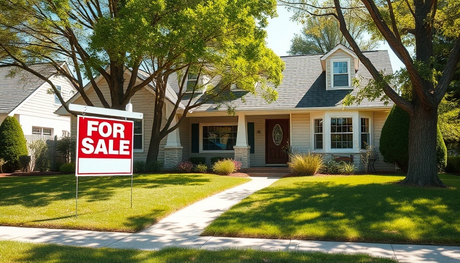 Lock-in effect in real estate, house for sale in suburbs