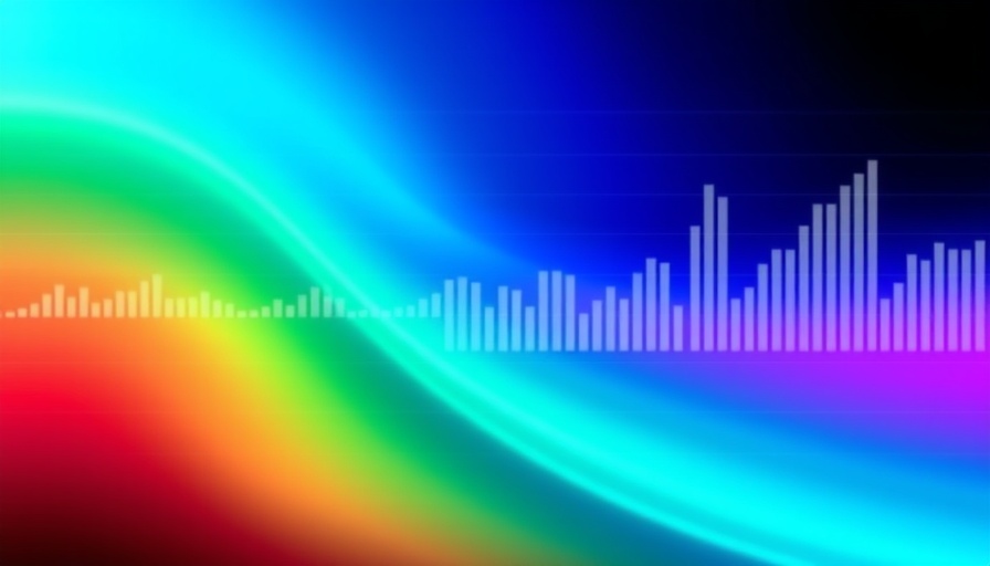 Illustration highlighting conversion results with a gradient background.