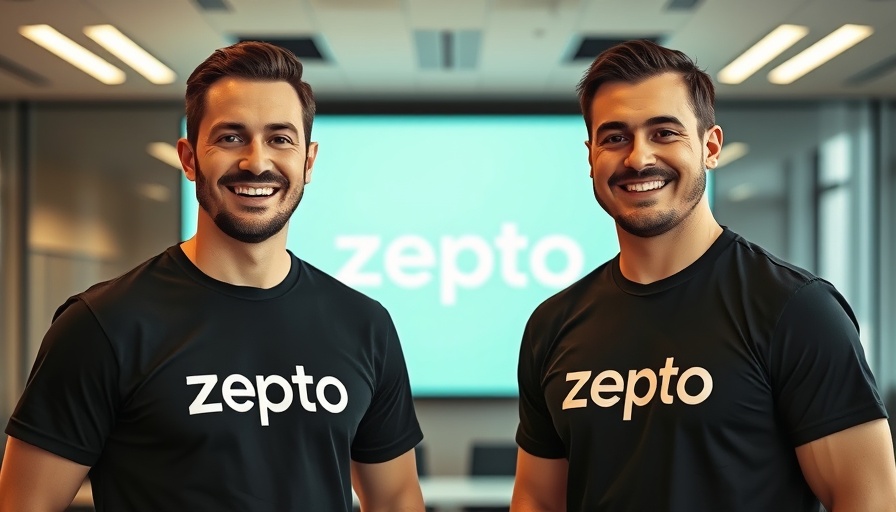 Zepto executives smiling at headquarters move event