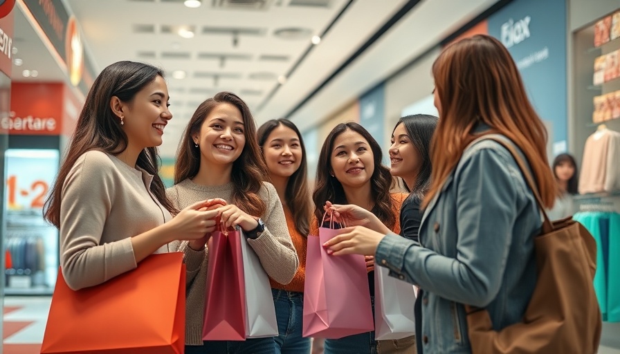 Gen Alpha shopping experience in a vibrant retail store.